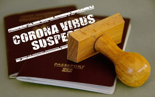 Corona Stamp Pass Passport